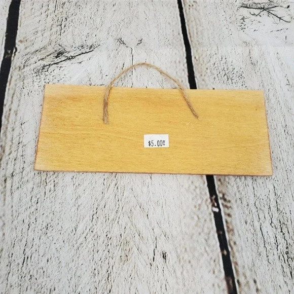 Sweet Disaster 3x7in Wood Sign - Picture 2 of 3